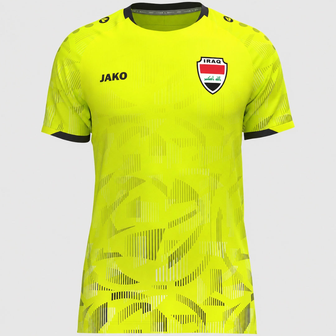 Neon Yellow variant of Iraq Sonic Goalkeeper Jersey