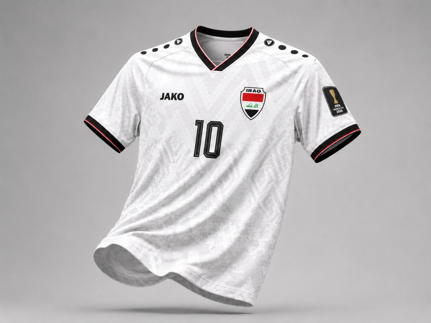 Iraq 2026 World Cup Home Jersey - White 3D