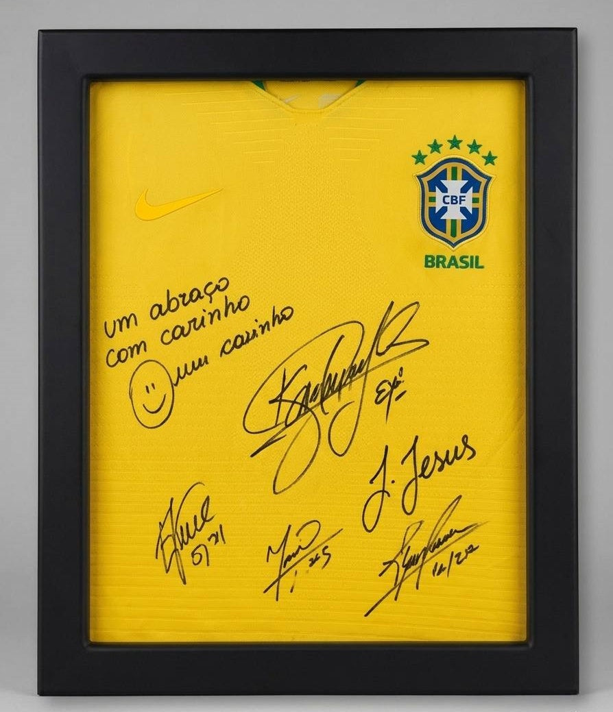 Signed Dani Alves Brazil Jesey
